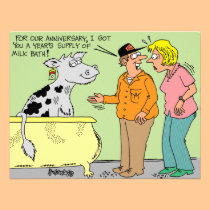 AGRICULTURAL FARMER HUSBAND / WIFE CARTOON HUMOR invitations