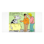 AGRICULTURAL FARMER HUSBAND / WIFE CARTOON HUMOR photo cards