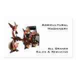 Agricultural machinery business card