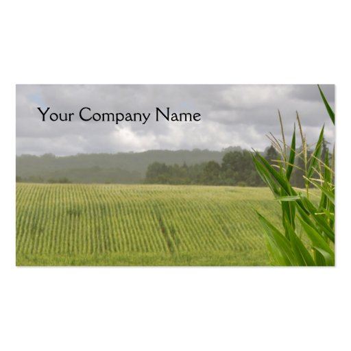 Agricultural maize business card
