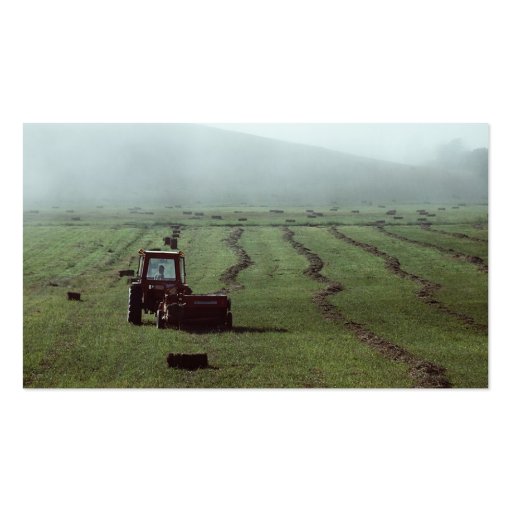 Agriculture Business Card (back side)