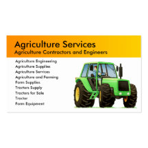 Agriculture Business Card Template