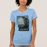 Agrigento Italy Vintage Travel Poster Art Tee Shirt