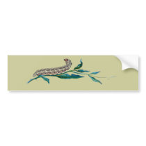 Agrotis pronuba caterpillar bumper stickers by FlutterByButterfly Agrotis pronuba caterpillar bumper stickers