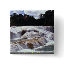 Agua Azul Waterfalls, Chiapas State, Mexico Buttons
