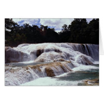 Agua Azul Waterfalls, Chiapas State, Mexico Card
