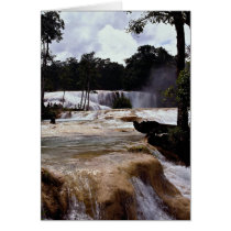 Agua Azul Waterfalls, Chiapas State, Mexico Card