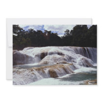 Agua Azul Waterfalls, Chiapas State, Mexico Invitations