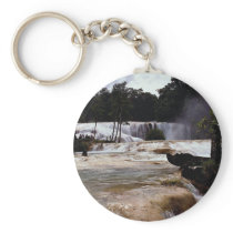 Agua Azul Waterfalls, Chiapas State, Mexico Keychain