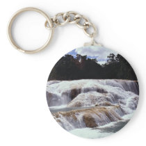 Agua Azul Waterfalls, Chiapas State, Mexico Keychain