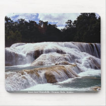 Agua Azul Waterfalls, Chiapas State, Mexico Mouse Pads