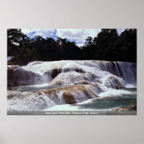Agua Azul Waterfalls, Chiapas State, Mexico Posters