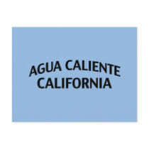 Agua Caliente California Postcard