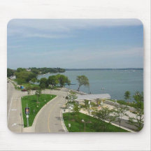 Agua del lago madison tapetes de raton