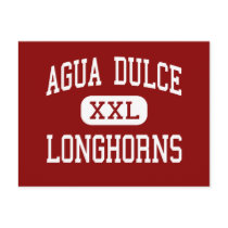Agua Dulce - Longhorns - Senior - Agua Dulce Texas Postcards