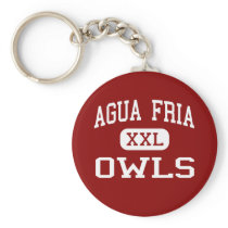 Agua Fria - Owls - High School - Avondale Arizona Keychain