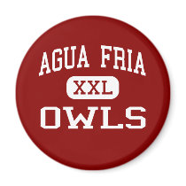 Agua Fria - Owls - High School - Avondale Arizona Refrigerator Magnets