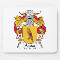 Aguas Family Crest Mouse Mat