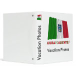 Aguascalientes Waving Unofficial Flag 3 Ring Binder