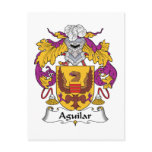 Aguilar Family Crest Postcard