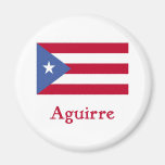 Aguirre Puerto Rican Flag Fridge Magnets