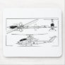 AH1 Blueprint Mouse Pad