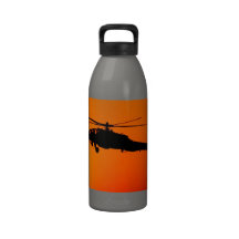 AH-64 APACHE HELICOPTER LIBERTY WATER BOTTLE