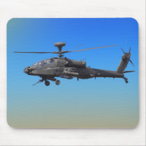 AH-64 Apache Helicopter Mouse Pads