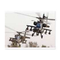 AH-64 Apache Post Card