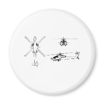 AH-64 blueprint magnets by iflytandemrotor AH-64 blueprint magnets