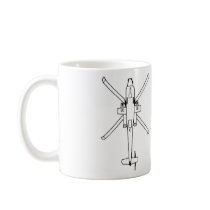 AH-64 blueprint Coffee Mug