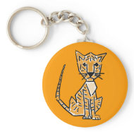 AH- Awesome Tiger Keychain keychain