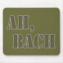 Ah Bach Mouse Pad