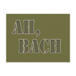 Ah Bach Postcard