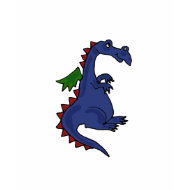 AH- Blue Dragon T-shirt shirt