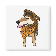 AH- Cute Cartoon Pup Magnet magnet