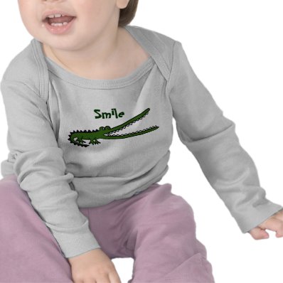 AH- Smiling Crocodile Funny Shirt