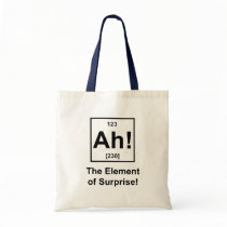 Ah! The Element of Surprise Canvas Bags