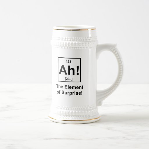 Ah! The Element of Surprise Coffee Mug