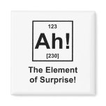 Ah! The Element of Surprise Fridge Magnets