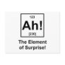 Ah! The Element of Surprise Postcard
