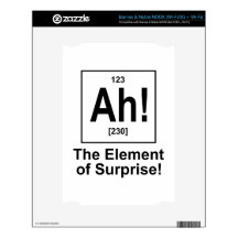 Ah! The Element of Surprise. Skin For NOOK