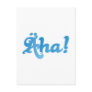 äha Bavarian call bavarian exclamation Post Card