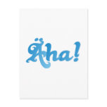 äha Bavarian call bavarian exclamation Post Card