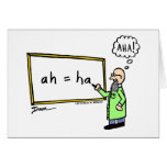 Aha! Cartoon Card