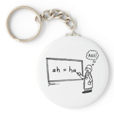 Aha! Keychain by dawnkwilliams