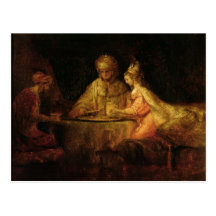 Ahasuerus , Haman and Esther, c.1660 Postcards