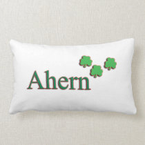 Ahern Irish Family Name Pillow pillows