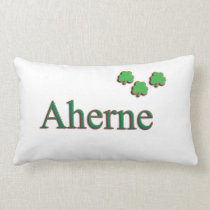 Aherne Irish Family Name Pillow pillows