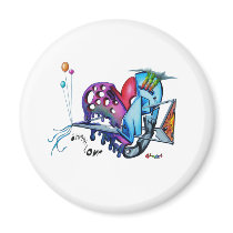 AHHH LOVE magnets by WDoodle AHHH LOVE magnets